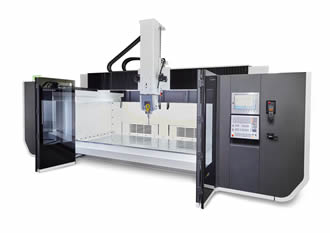 Centres built for 5-axis machining of light materials 